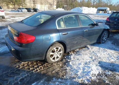 2005 Infiniti G35X z USA, uszkodzony, nr VIN JNKCV51F75M310109